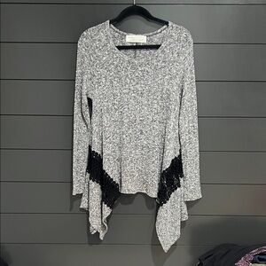 Vintage Havana Gray and Black Sweater